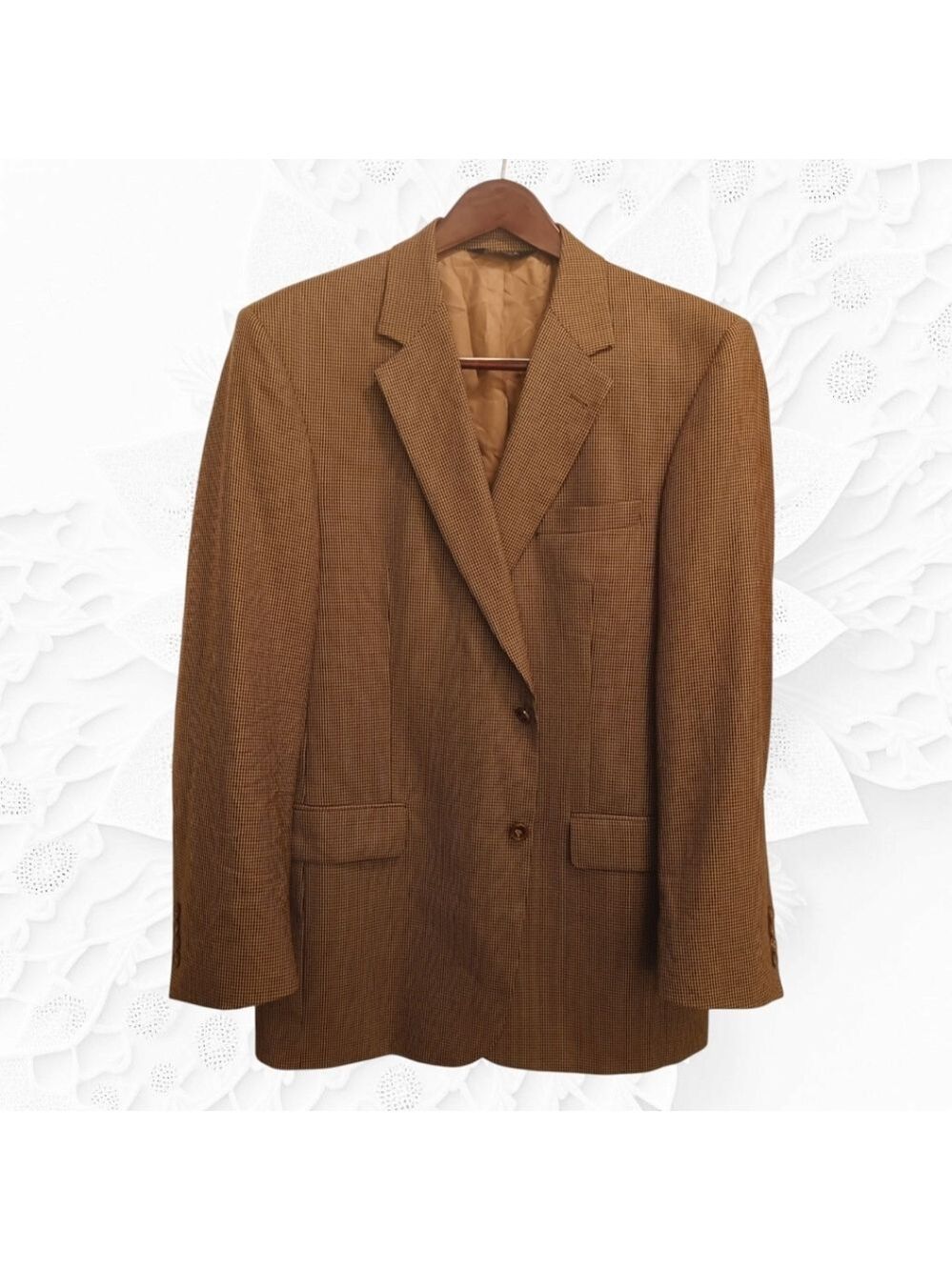Jos. A. Bank Men's Tan Tweed Two Button Sports Jacket